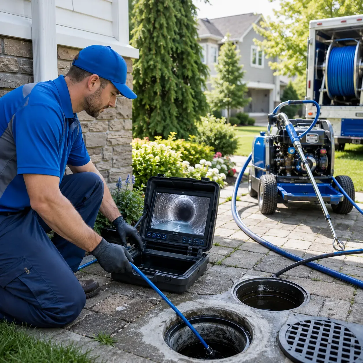 Outdoor drain cleaning professionals serving Merrimac, WI