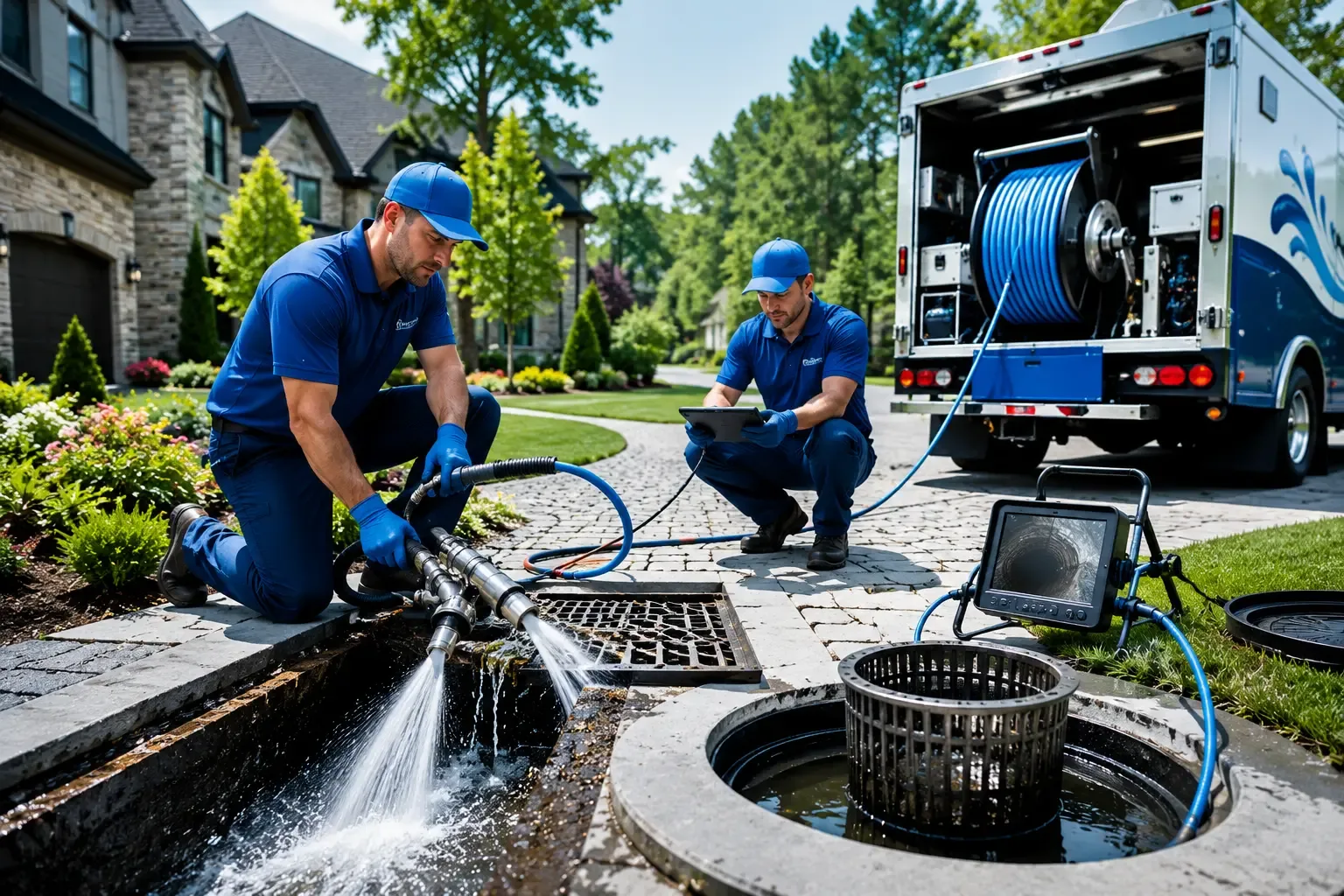 Local outdoor drain cleaning professionals in Merrimac, WI